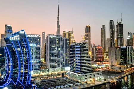 1 Bedroom Apartment for Sale in Business Bay, Dubai - Canal and Burj View | 1BR plus Study | Upgraded