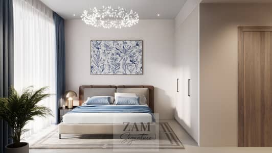 2 Cпальни Апартамент Продажа в Джумейра Вилладж Серкл (ДЖВС), Дубай - APP_MID_BEDROOM_2_rerender. jpg
