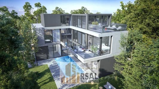 5 Bedroom Villa for Sale in Tilal City, Sharjah - V5B_Backside_day-copy. jpg