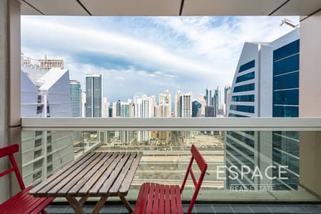1 Bedroom Flat for Rent in Jumeirah Lake Towers (JLT), Dubai - Furnished | Vacant | Partial Marina View