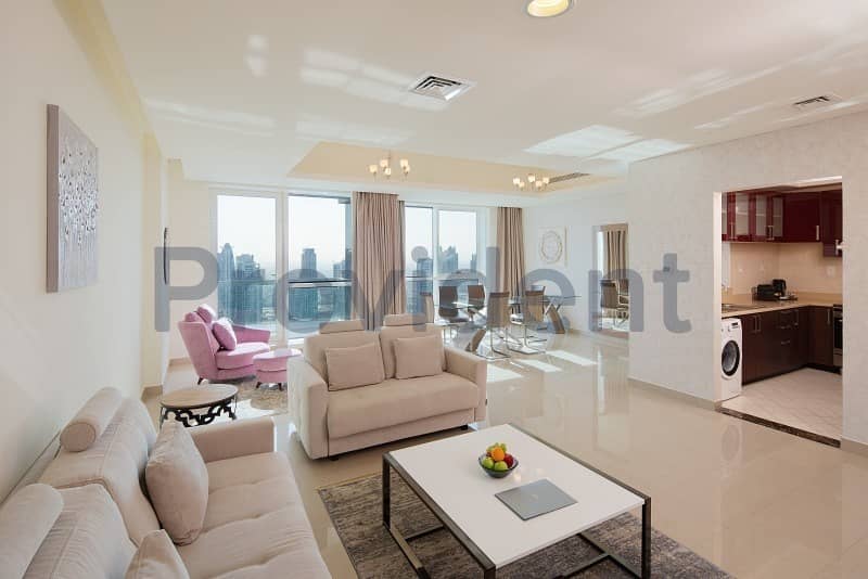1 Bedroom|Partial Sea view|Fully Serviced