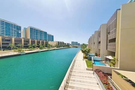 1 Bedroom Apartment for Sale in Al Raha Beach, Abu Dhabi - Balcony | Lower Floor | Canal view