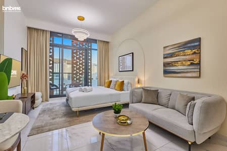 朱美拉环形村(JVC)， 迪拜 单身公寓待租 - Bedroom With Sofa. jpg