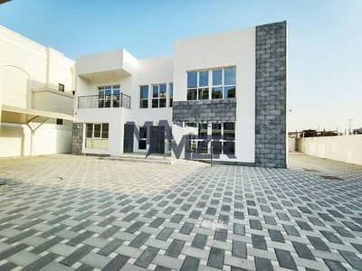 5 Bedroom Villa for Sale in Khalifa City, Abu Dhabi - Brand new villa| Outdoor majlis | Prime location