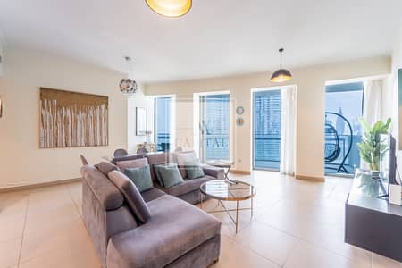 3 Bedroom Apartment for Rent in Downtown Dubai, Dubai - Sea View | High Floor | Vacant | Furnishing Option