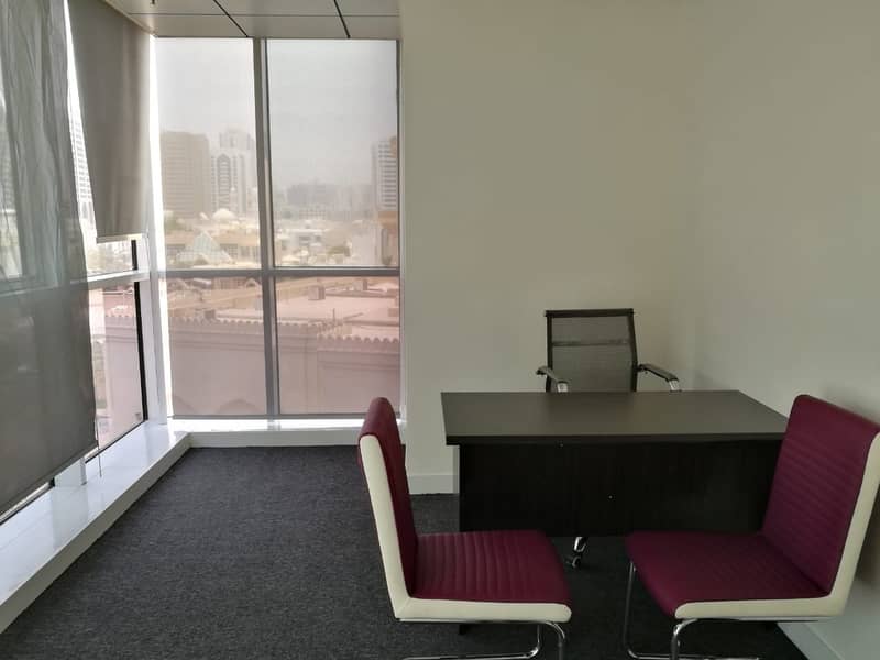 Fully furnished office space for rent now available in Muroor Area