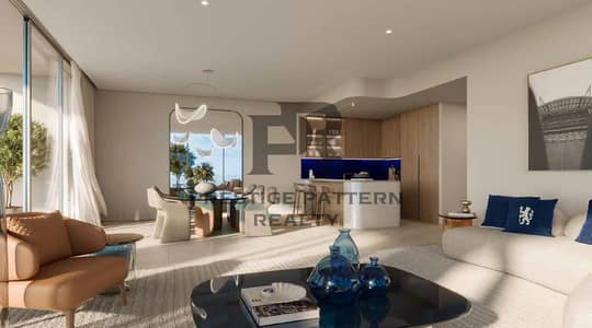迪拜海港城， 迪拜 1 卧室公寓待售 - LIVING. JPG