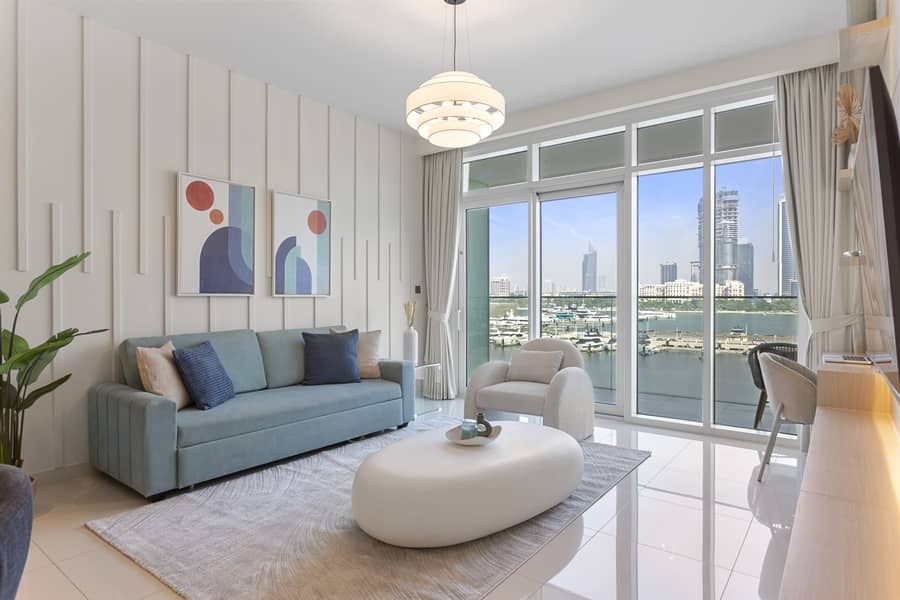 Luxury beach house with mesmerizing skyline view