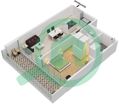 O Ten - 1 Bedroom Apartment Unit 7 FLOOR 1 Floor plan O Ten - 1 Bedroom Apartment Unit 7 FLOOR 1 Floor plan