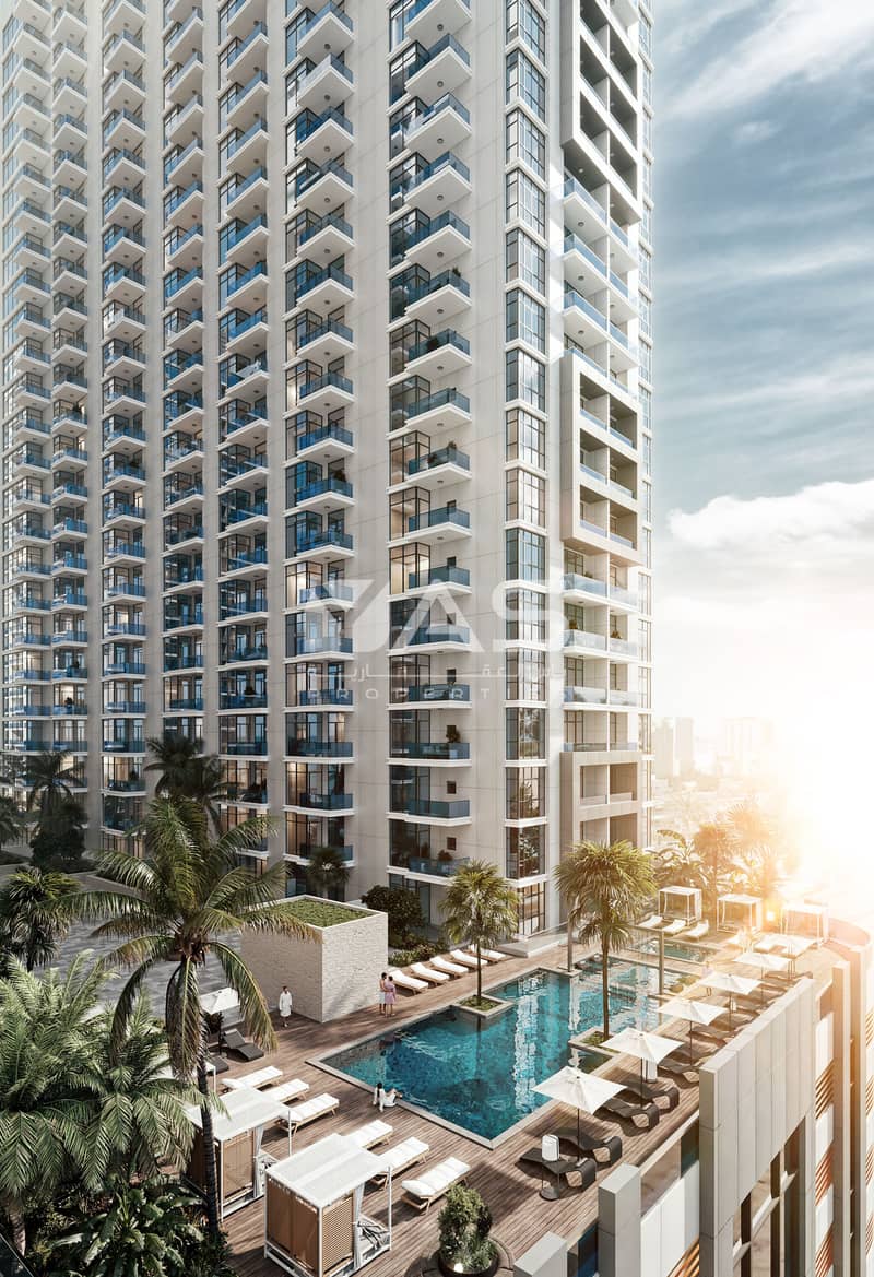 2 Ajman Creek Towers Pool View 1. jpg