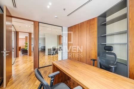 Office for Rent in Jumeirah Lake Towers (JLT), Dubai - Fitted and Fully Furnished Office | High Floor