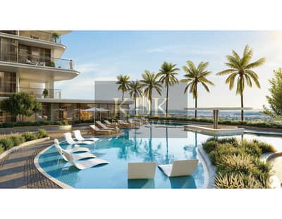 汽车城， 迪拜 3 卧室单位待售 - Pool and sunbed area. jpg