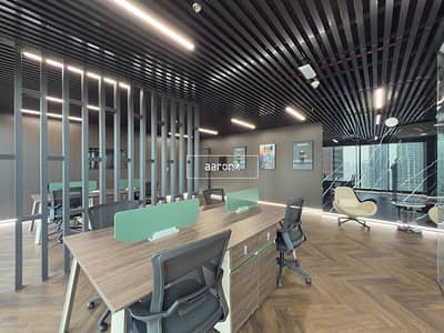 Office for Rent in Business Bay, Dubai - Furnished | Burj Khalifa View | Close to Metro
