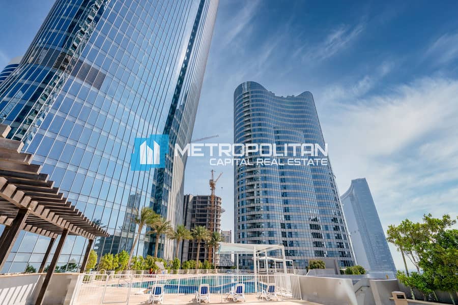 Partial Canal View | Corner Junior 1BR| High Floor