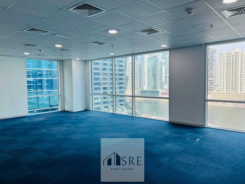 Vacant Canal-View Office | Semi-Furnished