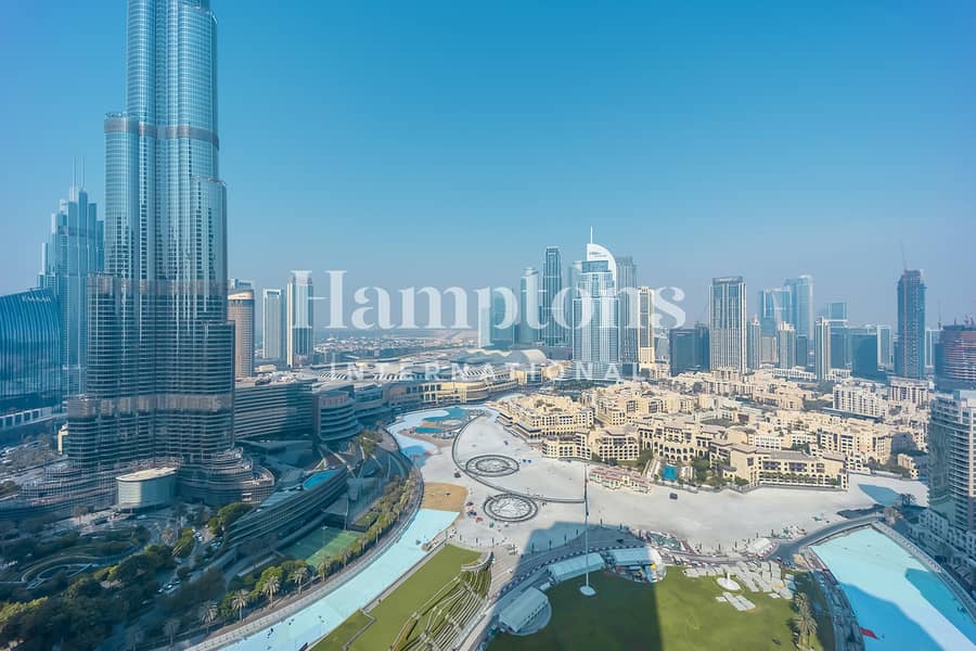 Full Burj-Fountain View | High Floor | Vacant
