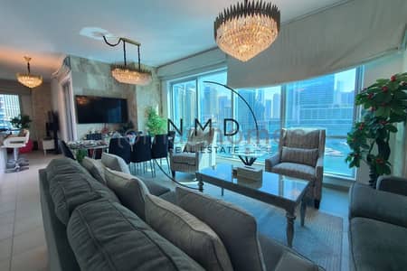 3 Bedroom Apartment for Sale in Dubai Marina, Dubai - Stunning Marina View | 2 VVIP Parking | Full Maid