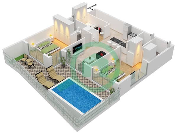 Type D Floor 2 to 19