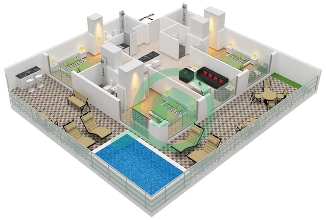Type E Floor 2 to 19