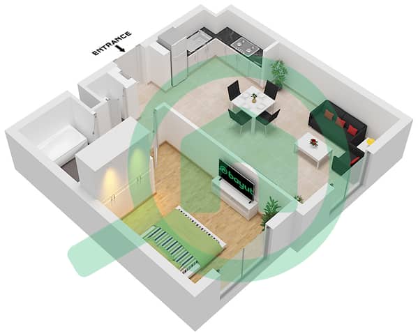 Type 1C-1 Unit 6 Floor 7