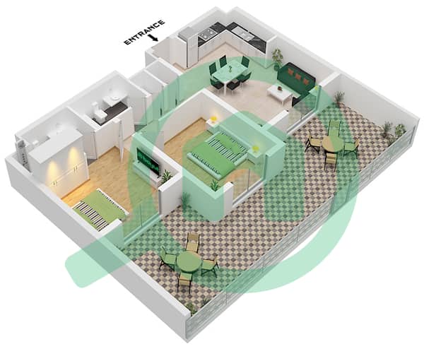 Type 2C1-17 Unit 5 Ground Floor Type 2C1-17 Unit 5 Ground Floor