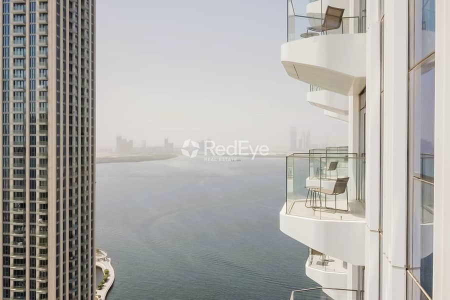 Burj Khalifa Sea View I High Floor I Hotel Branded
