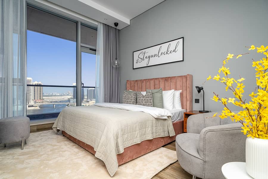 UTILITIES INCLUDED - NEW YEARS SPECIAL OFFER-Only Rate Deal | Stunning Canal View 1BHK | Prime Business Bay Location - Image 7
