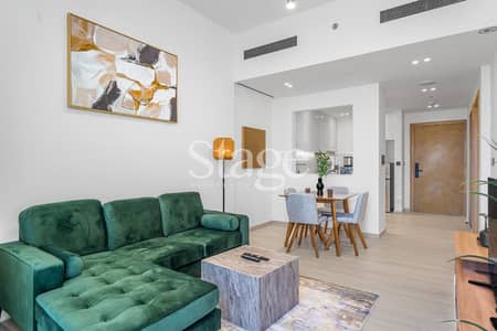 1 Bedroom Apartment for Rent in Jumeirah Village Circle (JVC), Dubai - Fully Furnished | High Floor | Ready to Move