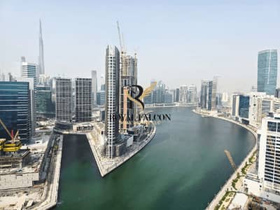 2 Bedroom Flat for Rent in Business Bay, Dubai - CANAL VIEW | UNFURNISHED| HIGH FLOOR