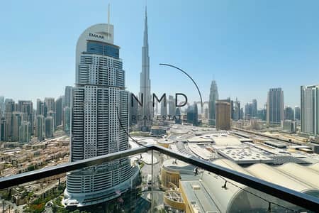 3 Bedroom Apartment for Rent in Downtown Dubai, Dubai - Burj Khalifa View | Spacious | Large Layout + Maids