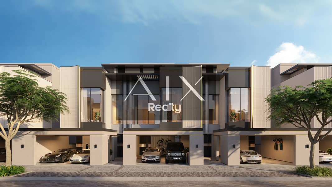 6 Townhouses - front view - day. jpeg