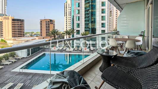 1 Bedroom Apartment for Rent in Dubai Marina, Dubai - Partial Sea View | Largest Layout | Available Now