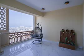 High Floor | 2BR plus Maid | Atlantis Sea View