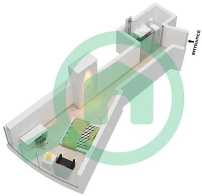 Ciel Tower - Studio Apartment Unit 11 FLOOR 40-46,49-53 Floor plan