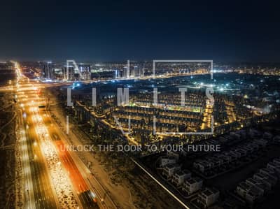 迪拜乐园， 迪拜 3 卧室联排别墅待售 - CGI-NIGHT-DRONE - Copy - Copy. jpg