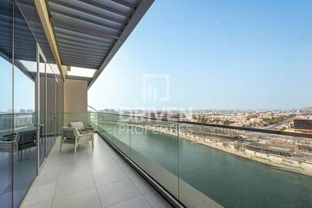 2 Bedroom Flat for Rent in Al Wasl, Dubai - High Floor with Canal and Burj Khalifa View