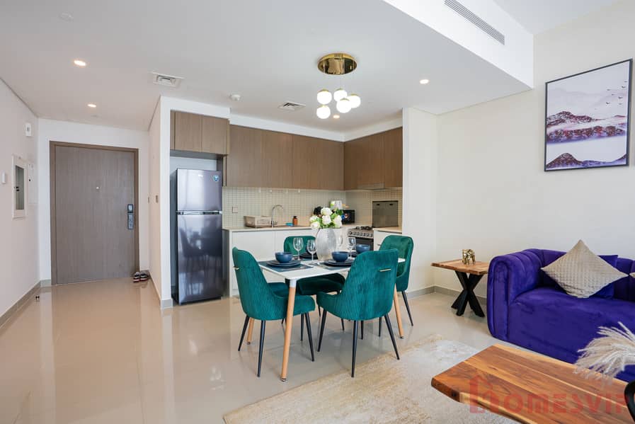 Spacious 1BHK in 17 Icon Bay | Fully Furnished | Higher Floor | Stunning Canal & Harbour Views | Last minute Offer!