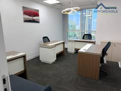 Stylish 250 Sq Ft Workspace in a Premium Business Center, Ready for Immediate Use.