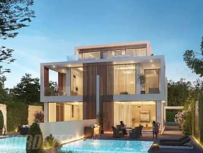 5 Bedroom Villa for Sale in DAMAC Hills 2 (Akoya by DAMAC), Dubai - Lagoon View | 5 Bed + Maid | Jacuzzi | Cinema Room