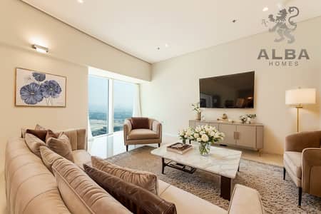 谢赫-扎耶德路， 迪拜 1 卧室单位待租 - IMG_1902-HDR - Living Room - Luxury - 22. jpg
