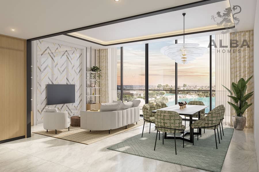 3 AZIZI VENICE LIVING AND DINING VIEW. jpg