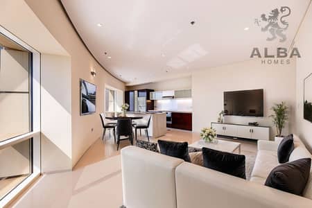 2 Bedroom Apartment for Rent in Sheikh Zayed Road, Dubai - IMG_0187-HDR-Edit - Living Room - Luxury - 9. jpg