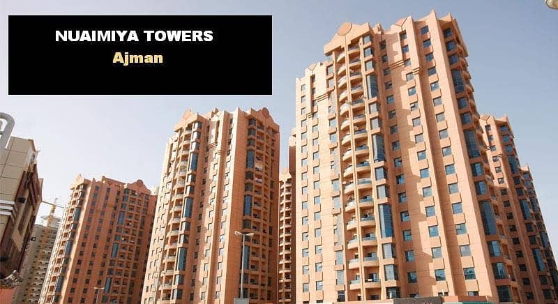 03 Bedroom Apartment available for Rent in Nuaimiya Towers. Ajman Only in 43000