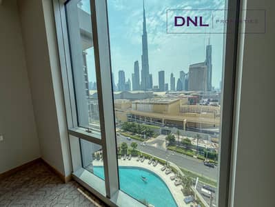 2 Bedroom Apartment for Rent in Downtown Dubai, Dubai - Burj View | Pool View | Brand New | Spacious