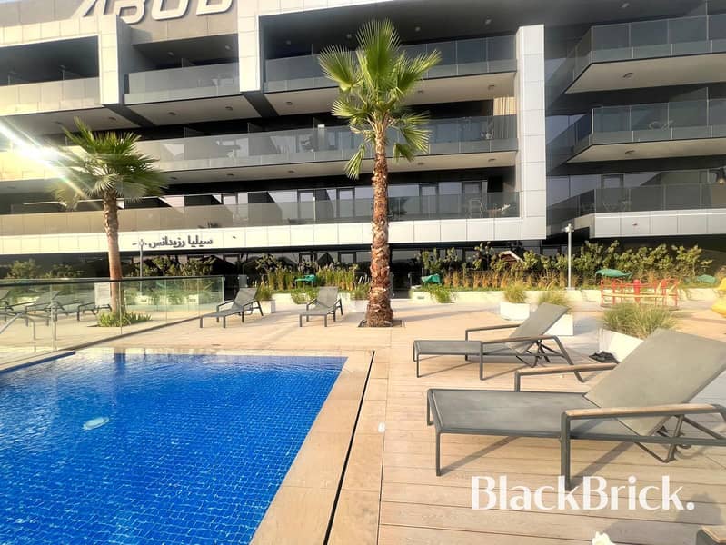 Furnished Studio | Smart Home | Pool View