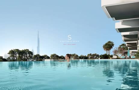 2 Cпальни Апартамент Продажа в Комплекс Дубай Резиденс, Дубай - POOL 1. jpg