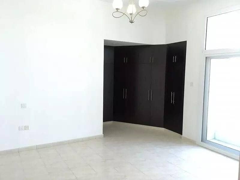 Large balcony |Unfunished | 2BHK in Al fahad 2 for rent