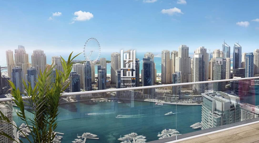 OWN A  LUXURY FURNISHED APARTMENT IN DUBAI MARINA WITH 4 YEARS INSTALLMENTS