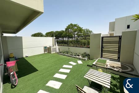 3 Bedroom Townhouse for Sale in Town Square, Dubai - Backing Pool & Park | VOT | Landscaped