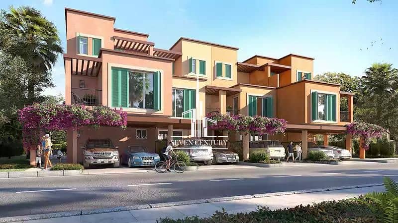 位于大马士革湖住宅，尼斯别墅 6 卧室的别墅 8500000 AED - 12195519